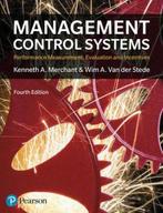 Management Control Systems 4th Edition | 9781292110554, Boeken, Nieuw, Verzenden