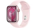 Apple Watch Series 9 - Smartwatch Cellular - 41 mm - Roze, Sieraden, Tassen en Uiterlijk, Smartwatches, Verzenden, Zo goed als nieuw