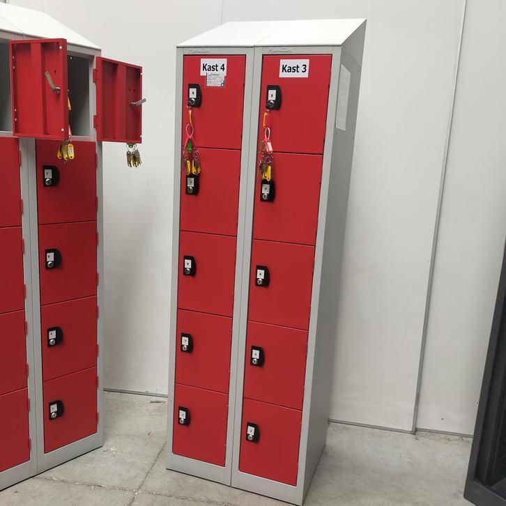 10-deurs Manutan lockerkast - 200x63x50 cm, Huis en Inrichting, Kasten | Lockerkasten, Ophalen of Verzenden