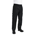 Chef Works unisex slim fit cargo broek zwart |100% katoen, Verzenden, Nieuw in verpakking