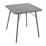 Bolero vierkante stalen tafel grijs 70cm, Verzenden, Nieuw in verpakking