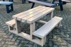 Rockwood® Kinderpicknicktafel Vlier - Zwaar Kunststof - Sand, Ophalen of Verzenden, Nieuw, Rechthoekig, Hout