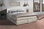 Mörgenn Boxspring Parga - Pocketvering - Beige - 90x200 cm, Verzenden, Nieuw, Beige, Modern