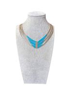 Halsketting - Verenigde Staten Liquid Silver Navajo (Zonder, Antiek en Kunst