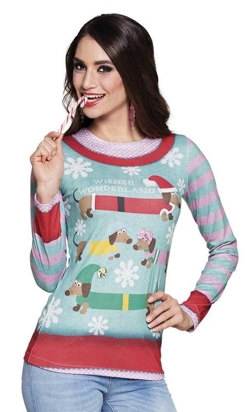Kersttrui vrouw winter wonderland, Kleding | Dames, Carnavalskleding en Feestkleding, Nieuw, Ophalen of Verzenden