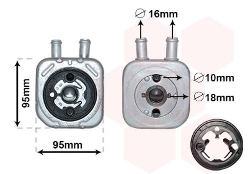 OLIEKOELER VOOR AUDI A3 8L 1996-1999 028117021E, Auto diversen, Auto-accessoires, Nieuw, Ophalen of Verzenden