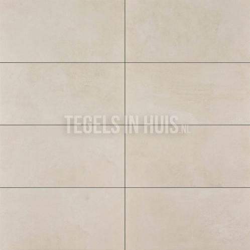 Vloertegel / wandtegel melenti beton beige 60x120, Doe-het-zelf en Verbouw, Tegels, Vloertegels, Nieuw, 10 m² of meer, Keramiek