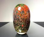 Maxence Parot - Vaas - Unieke gekleurde en gouden vaas -, Antiek en Kunst, Antiek | Glas en Kristal