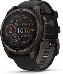 Garmin Fenix 8 51 mm koolstofgrijs met grafiet polsband, Telecommunicatie, Overige Telecommunicatie, Zo goed als nieuw, Verzenden