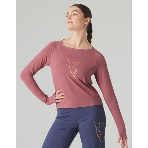 Dans T-shirt met Lange Mouwen Axelle Silhouette, Sport en Fitness, Ballet, Verzenden