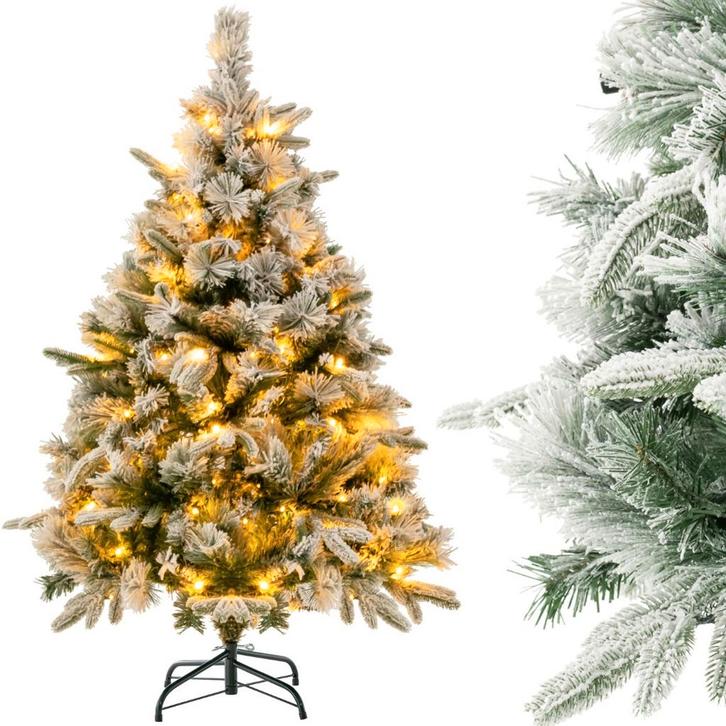 LIVSK Kunstkerstboom 136 cm - 384 takpunten - 150 Warmwitte, Diversen, Kerst, Nieuw, Verzenden