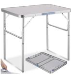 Inklapbare Campingtafel/Verstelbaar (75 x 55)26-56 hoogte., Caravans en Kamperen, Verzenden, Nieuw