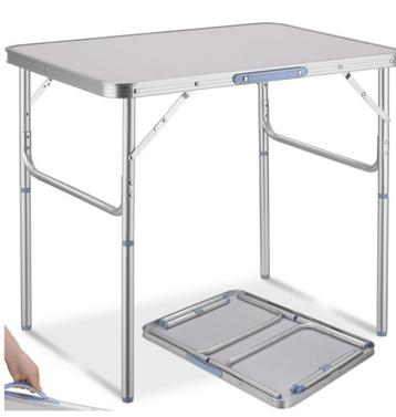 Inklapbare Campingtafel/Verstelbaar (75 x 55)26-56 hoogte. beschikbaar voor biedingen