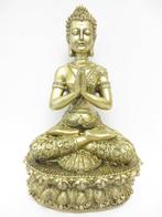 Tibetaanse Boeddha Goudkleurig, Huis en Inrichting, Woonaccessoires | Overige, Nieuw, Verzenden