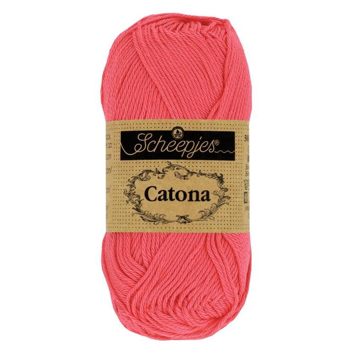 Scheepjes Catona - 10g - 256 Cornelia Rose, Hobby en Vrije tijd, Breien en Haken, Breien of Haken, Nieuw, Wol of Garen, Ophalen of Verzenden