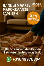 Handgemaakte Marokkaanse Wollen Tapijten – Lente korting!!, Handgeweven, Ambachtelijk, Uniek  Authentiek Marokkaans, Nieuw, Rechthoekig