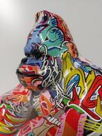 Beeld, street Art salamander monkey - 32 cm - polyresin