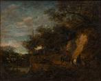 Philips Wouwerman (1619-1668), Naar - Landscape with