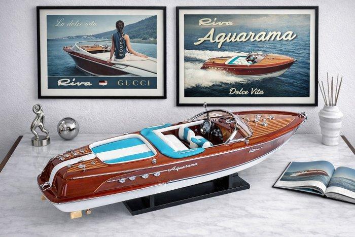 Maquette Riva Aquarama 53 cm bois Luxe bateau 1:14 -, Hobby en Vrije tijd, Modelauto's | 1:5 tot 1:12