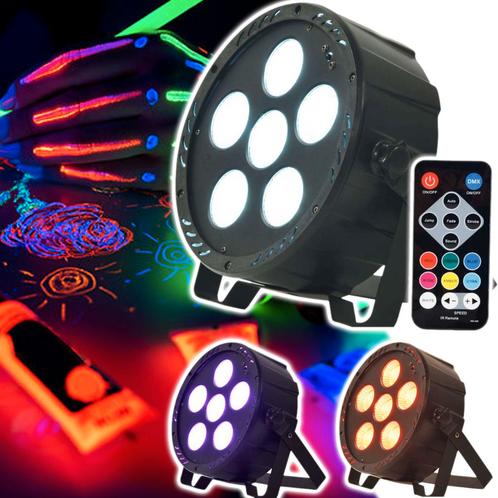 QTX PAR-180 High Power RGB UV PAR Spot Met IR, Muziek en Instrumenten, Licht en Laser, Overige typen, Nieuw, Verzenden