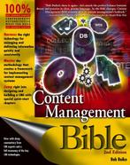 9780764573712 Content Management Bible | Tweedehands, Boeken, Verzenden, Zo goed als nieuw, Bob Boiko