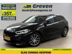BMW 1-serie 118i M-sport Sfeer LED Carplay Virtual Navi, Auto's, BMW, Zwart, Nieuw, Financial lease, 1-Serie