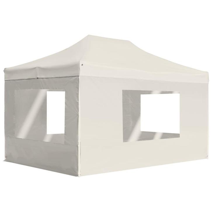 vidaXL Partytent inklapbaar met wanden 4,5x3 m aluminium, Tuin en Terras, Partytenten, Partytent, Nieuw, Verzenden