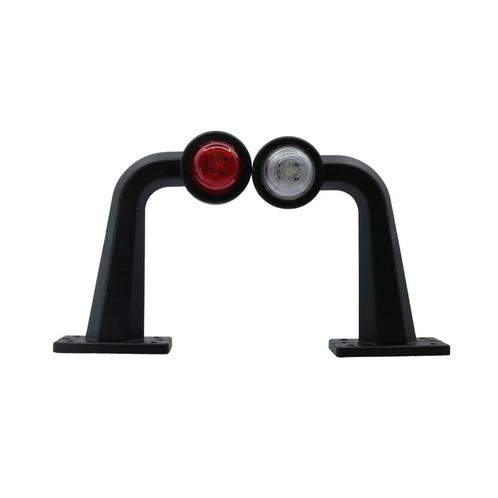 Set LED Breedtelampen Haaks Lang 10-30V Wit + Rood (Set), Auto-onderdelen, Verlichting, Nieuw, Ophalen of Verzenden