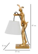 TAFELLAMP KONIJN STANDAARD CM 26x16x47, Ophalen of Verzenden, Nieuw