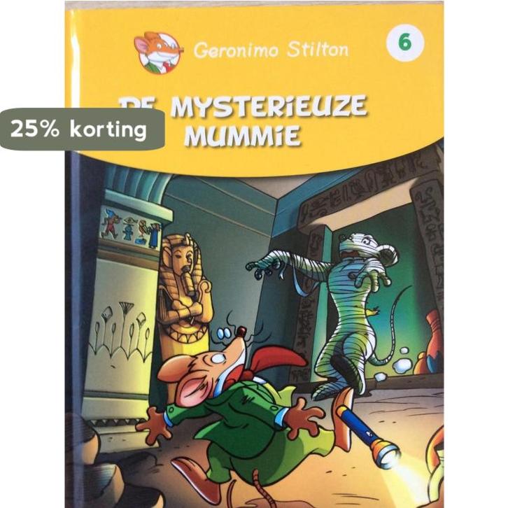 De mysterieuze mummie / Geronimo Stilton / 33 9789054610434, Boeken, Kinderboeken | Jeugd | onder 10 jaar, Zo goed als nieuw, Verzenden