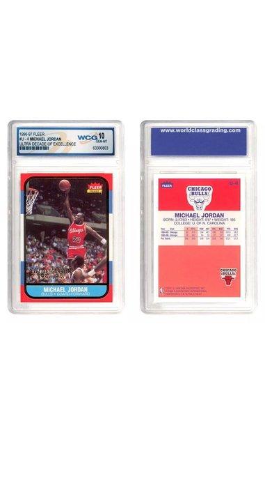 1996/97 Fleer Ultra Decade of Excellence Michael Jordan U4, Verzamelen, Stickers