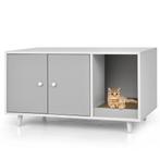 LIVSK 3-in-1 Kattenkast - Kattenhuis en Salontafel - Met Kra, Verzenden, Nieuw