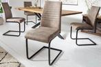 industrieele sledestoel APPARTEMENT antiek taupe met metalen, Huis en Inrichting, Stoelen, Ophalen of Verzenden, Nieuw