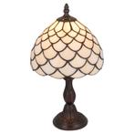 Tiffany tafellamp – Geschubd Glasdesign – Ø 20 × H 35,5 cm, Verzenden, Nieuw