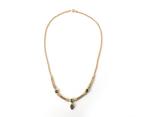 Een 18 krt. geelgouden collier, Sieraden, Tassen en Uiterlijk, Kettingen, Gebruikt, Goud, Goud
