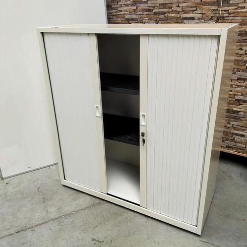Gispen roldeurkast - 130x120x47 cm - verkleurd, Huis en Inrichting, Kasten | Roldeurkasten en Archiefkasten, Ophalen of Verzenden