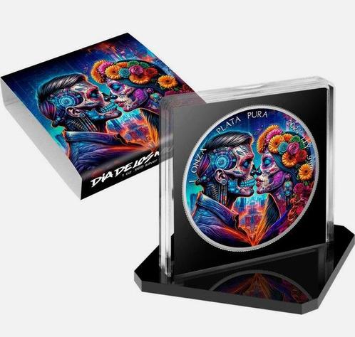 Mexico. 1 Onza 2024 Cyberpunk - Dia de los Muertos , 1 Oz, Postzegels en Munten, Munten | Europa | Niet-Euromunten