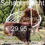 Schapenvacht BRUIN XXL schapenhuid schapenvel € 29,95 NIEUW, Huis en Inrichting, Ophalen of Verzenden, Nieuw