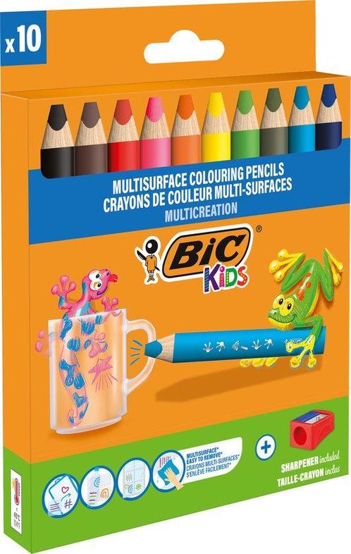 BIC Kids - Kleurpotlood Multisurface - Multi talent, Hobby en Vrije tijd, Overige Hobby en Vrije tijd, Zo goed als nieuw, Ophalen of Verzenden