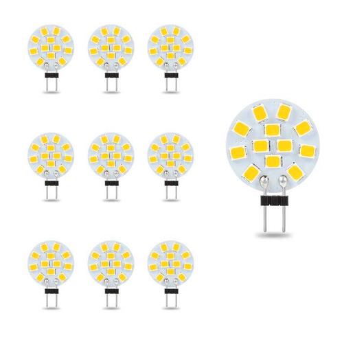 Set van 10 LED lampen G4-GU4 | 12 volt | 1.6 watt | 2700K wa, Huis en Inrichting, Lampen | Losse lampen, Overige typen, Nieuw