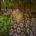 Solar Hanglamp Zahra Brons 23 cm (tuinverlichting), Zonne-energie, Staal, Verzenden, Minder dan 50 watt