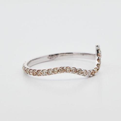 Zonder Minimumprijs - Ring 14 kt. - 0.34ct. tw. Diamant, Sieraden, Tassen en Uiterlijk, Ringen