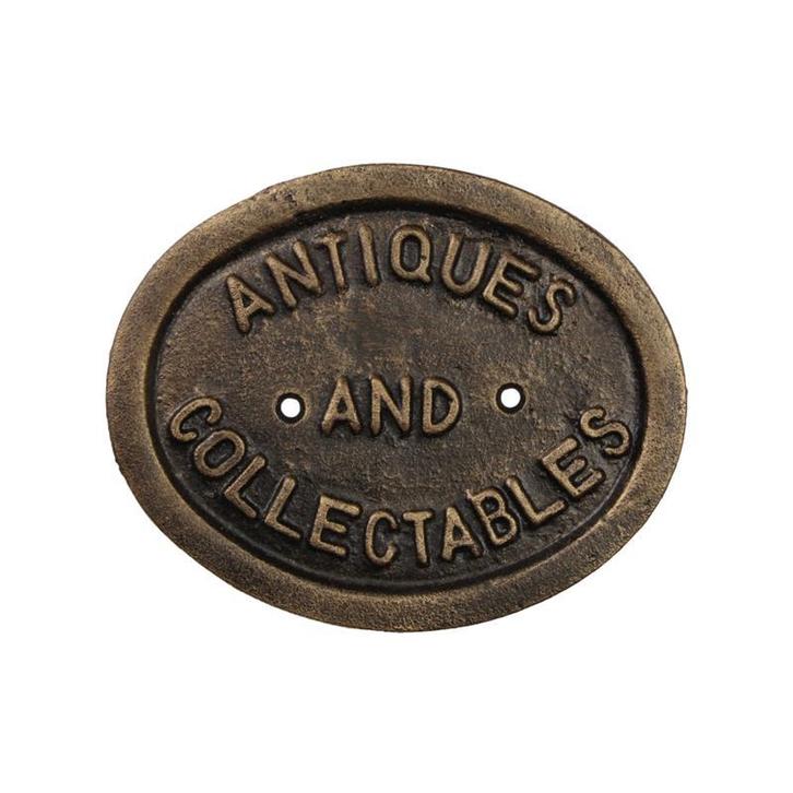 Gietijzeren antiek en verzamelobjecten plaquette, Antiek en Kunst, Kunst | Beelden en Houtsnijwerken, Verzenden