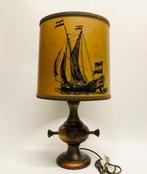 Herda -  Scheepslamp - Vintage Nautische Lamp - Hout, Staal, Antiek en Kunst