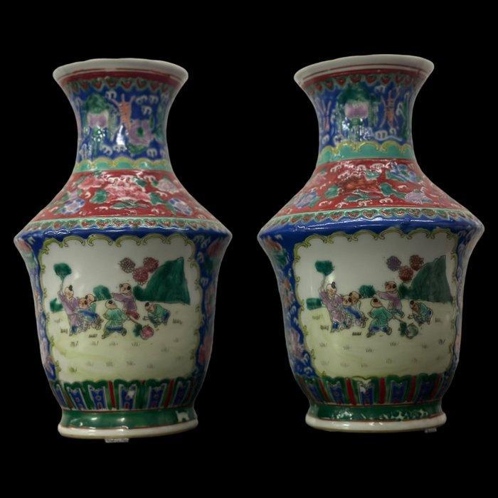 Vaas - Porselein - China (Zonder Minimumprijs), Antiek en Kunst, Antiek | Overige Antiek