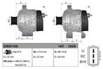 Dynamo / Alternator LAND ROVER DISCOVERY IV (2.7 TD 4x4), Ophalen of Verzenden, Nieuw