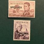 Australië 1963 - Flinders en Bass met specimen opdruk -, Gestempeld