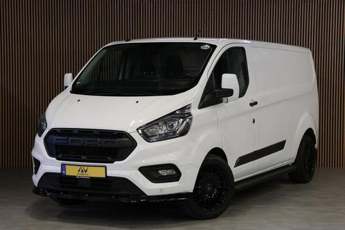 Ford Transit Custom 340 2.0 TDCI 190 PK L2H1 | Raptor Editio, Auto's, Bestelauto's, Dealer onderhouden, Lease, Zwart, Handgeschakeld
