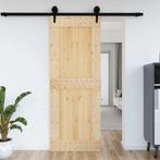 vidaXL Deur NARVIK 85x210 cm massief grenenhout, Verzenden, Nieuw