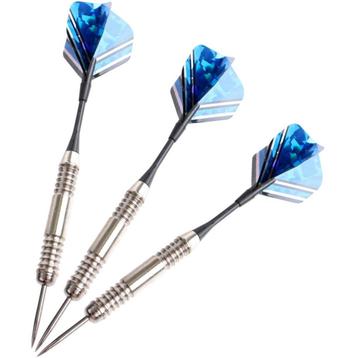 Masterdarts Dartpijlen set - 24 gram - zwart/blauw - met... beschikbaar voor biedingen